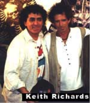Mariscal y Keith Richards